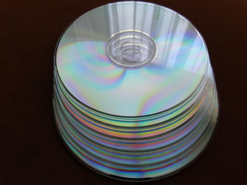 Repurposed CD Wall Art